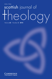 Scottish Journal of Theology